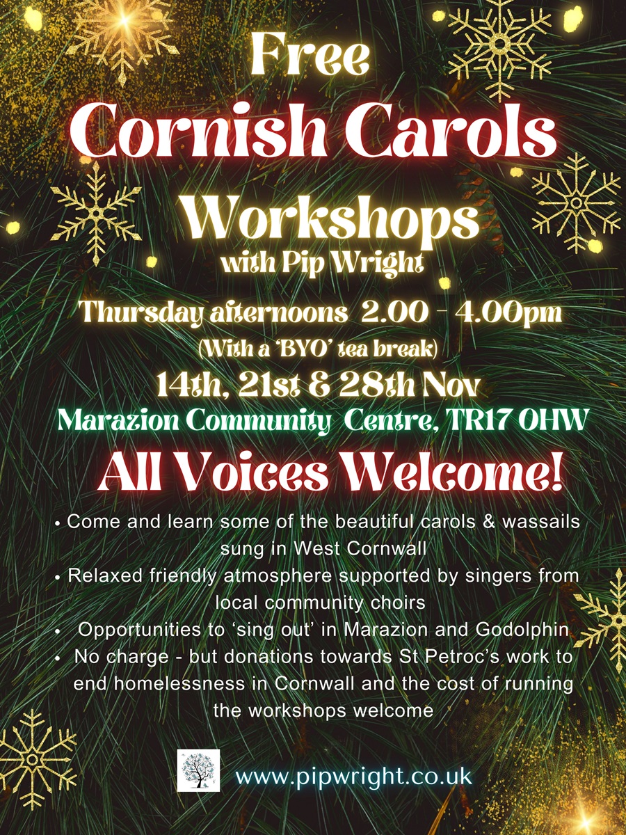 Christmas Carols Workshop Poster