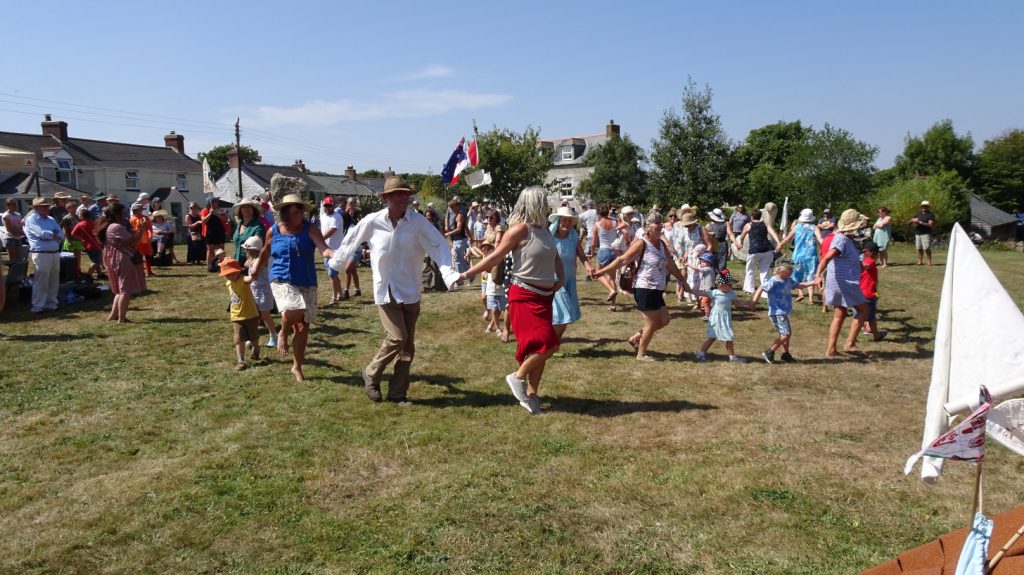 Serpent Dance on Trew Green during the Careleen Tea Treat