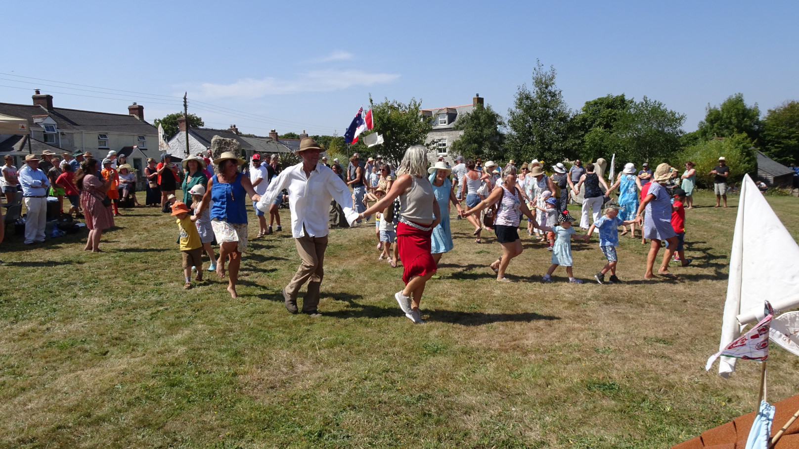 Serpent Dance on Trew Green during the Careleen Tea Treat