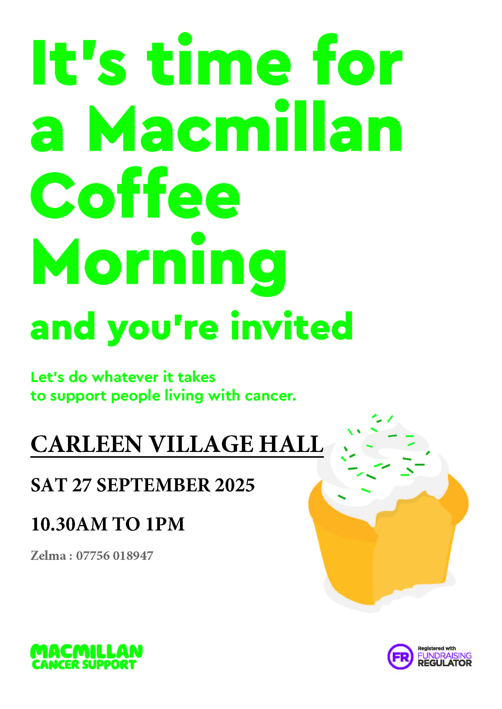 Macmillan Coffee Morning Poster